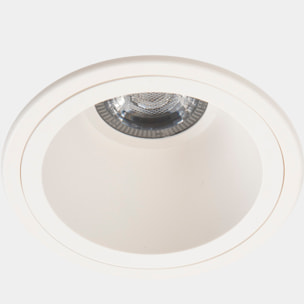 LEDS C4 Downlight Lite Ø88Mm 6.7W Blanco Cálido - 2700K Cri 80 46.5º On-Off Blanco Ip