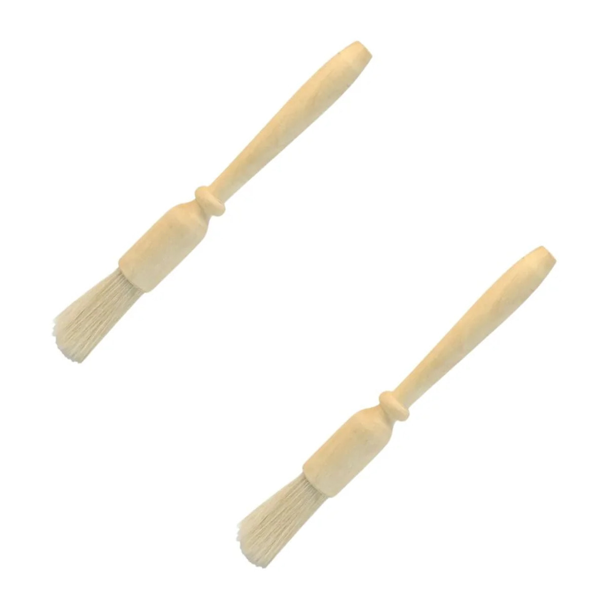 Set de 2 ustensiles de pâtisserie pinceau en poil de porc Fackelmann Boisselerie