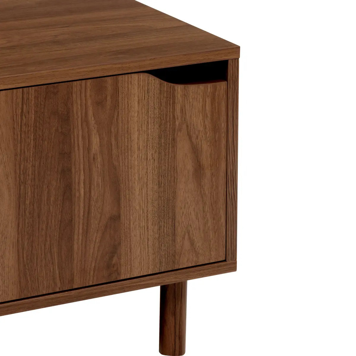 Table basse Slidy bois foncé