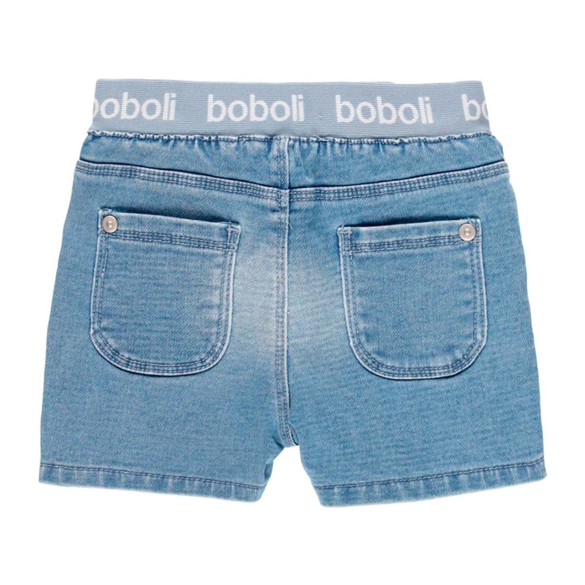 Bermudas denim punto de bebé niño