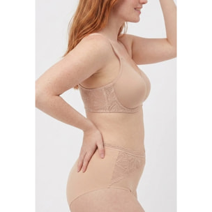 Slip vita alta donna Beige
