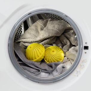 Boules de Lavage pour le Linge sans Détergent Delieco InnovaGoods Pack de 2 unités