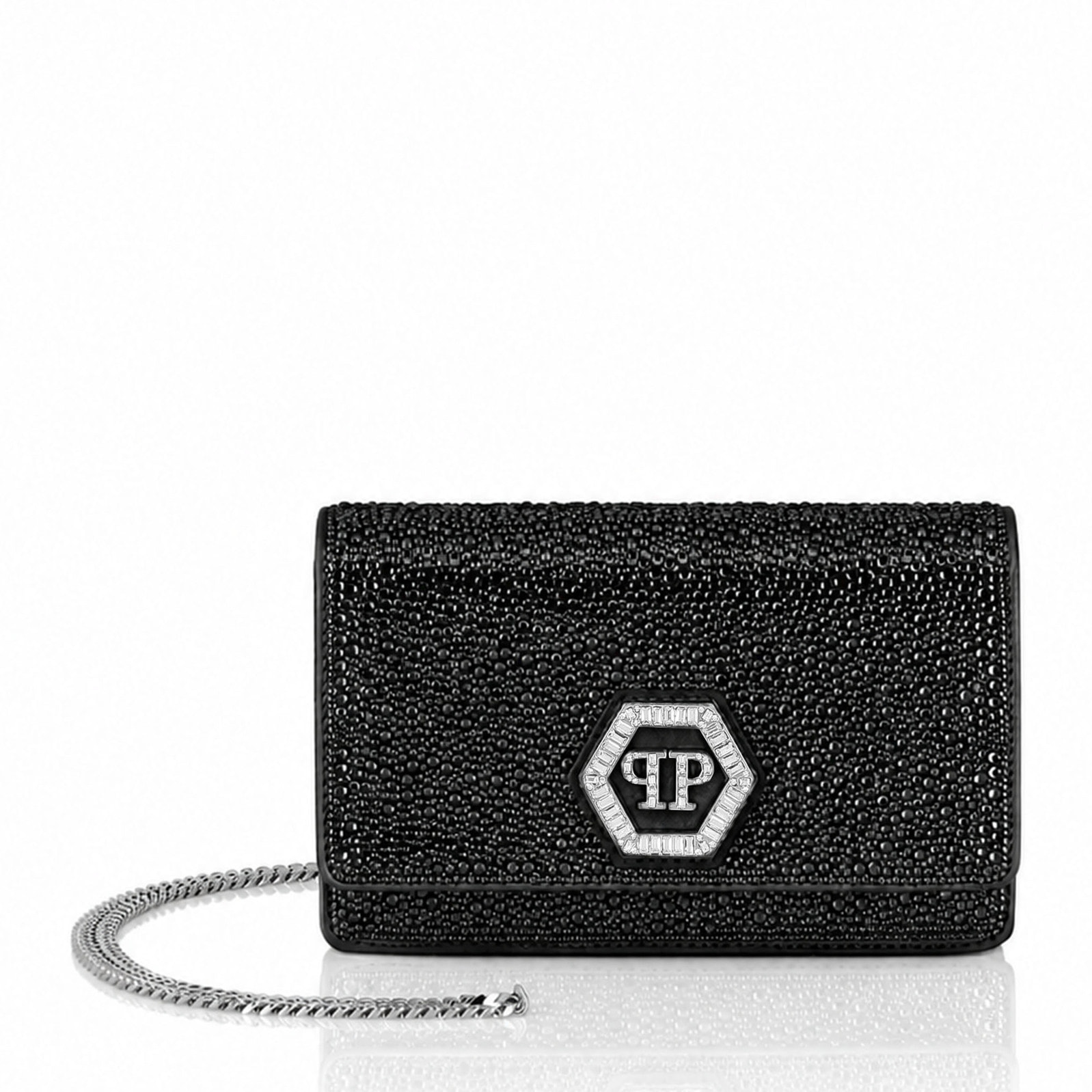 PHILIPP PLEIN Bolso con solapa HEXAGON