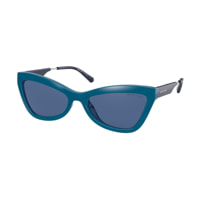 Michael Kors - lunettes de soleil pour femme - bleu - indice de protection UV : catégorie 3