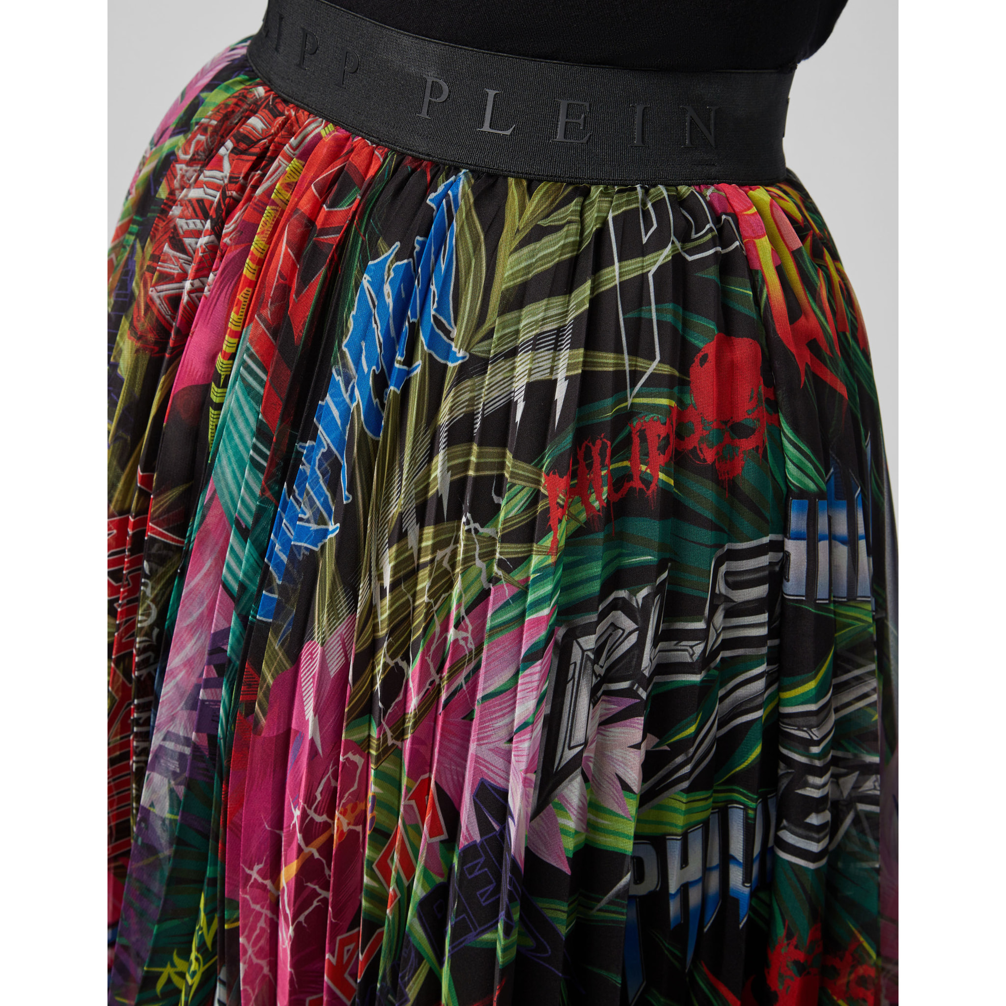 PHILIPP PLEIN Falda larga