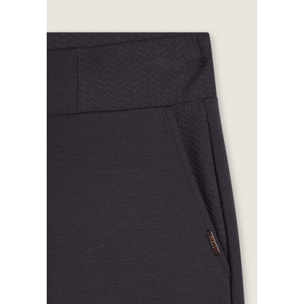 Pantaloni donna regular morbidi con dettagli micro-trecce