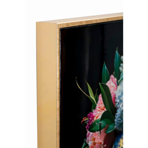 DIPINTO SU TELA LACCATO MOIRA C/CORNICE -B- CM 52X4X102