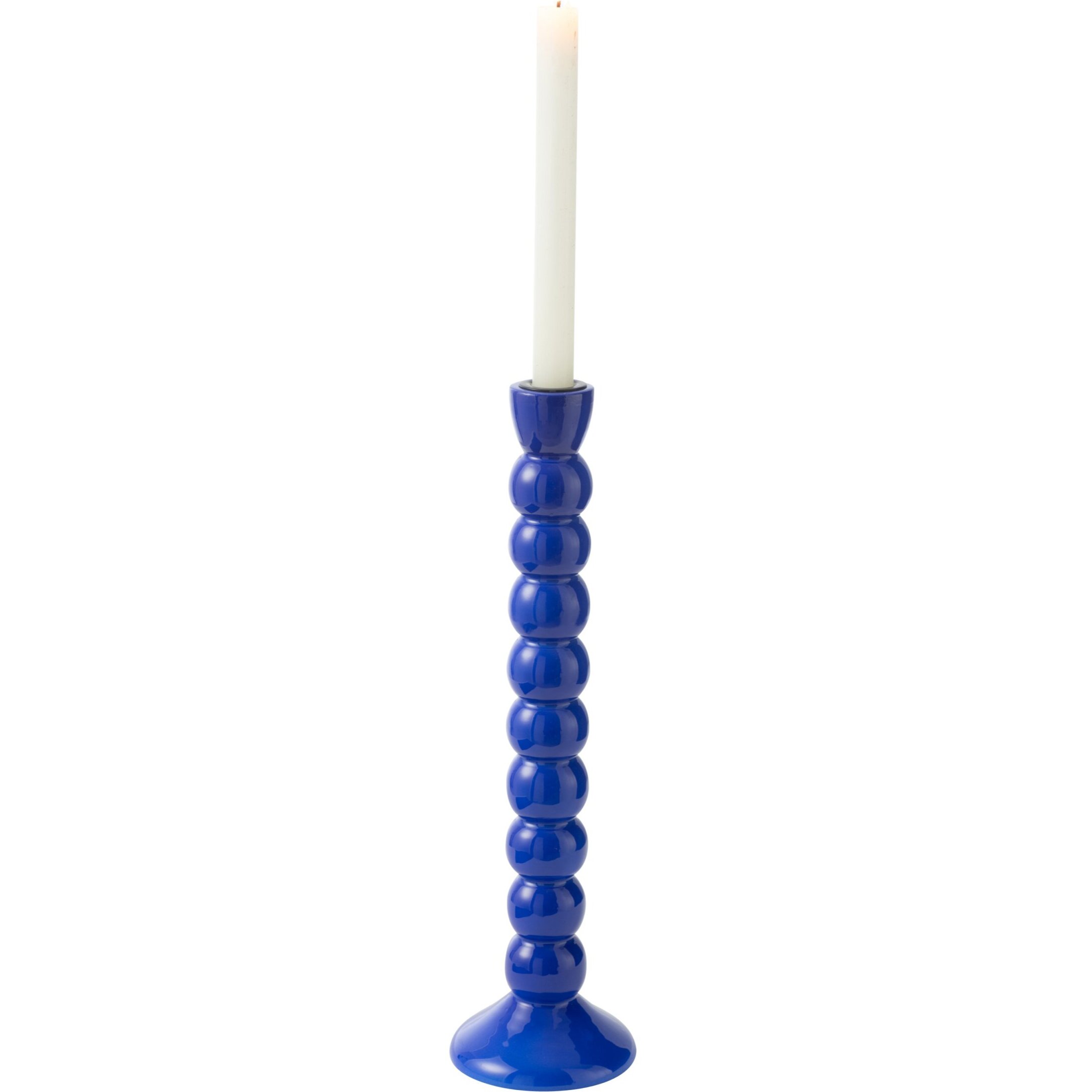 J-Line chandelier - bois de manguier - bleu