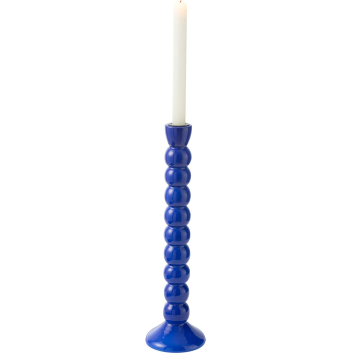 J-Line chandelier - bois de manguier - bleu