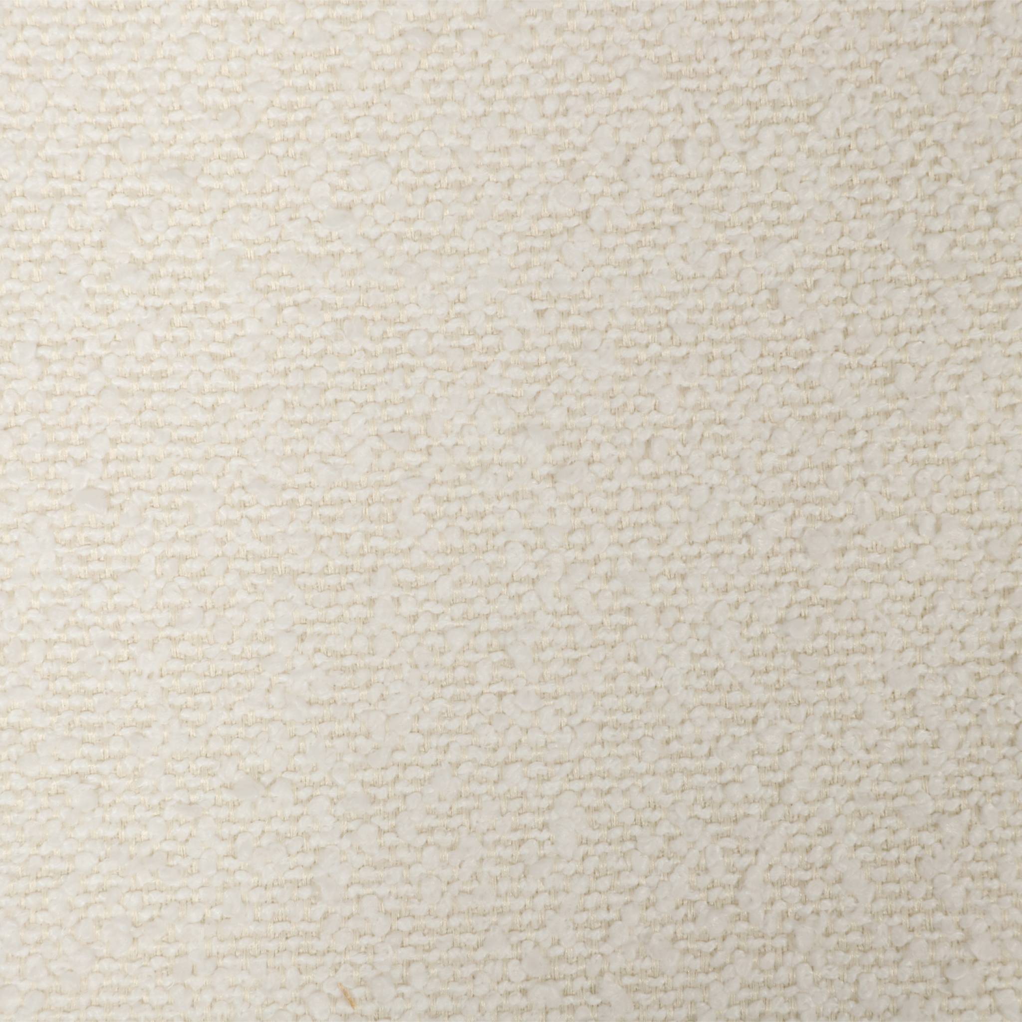 Chaise bois d'hévéa et tissu bouclette (lot de 2)  PAOLA