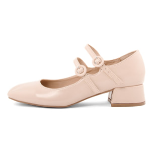 Décolleté Donna colore Beige-Altezza tacco:4cm