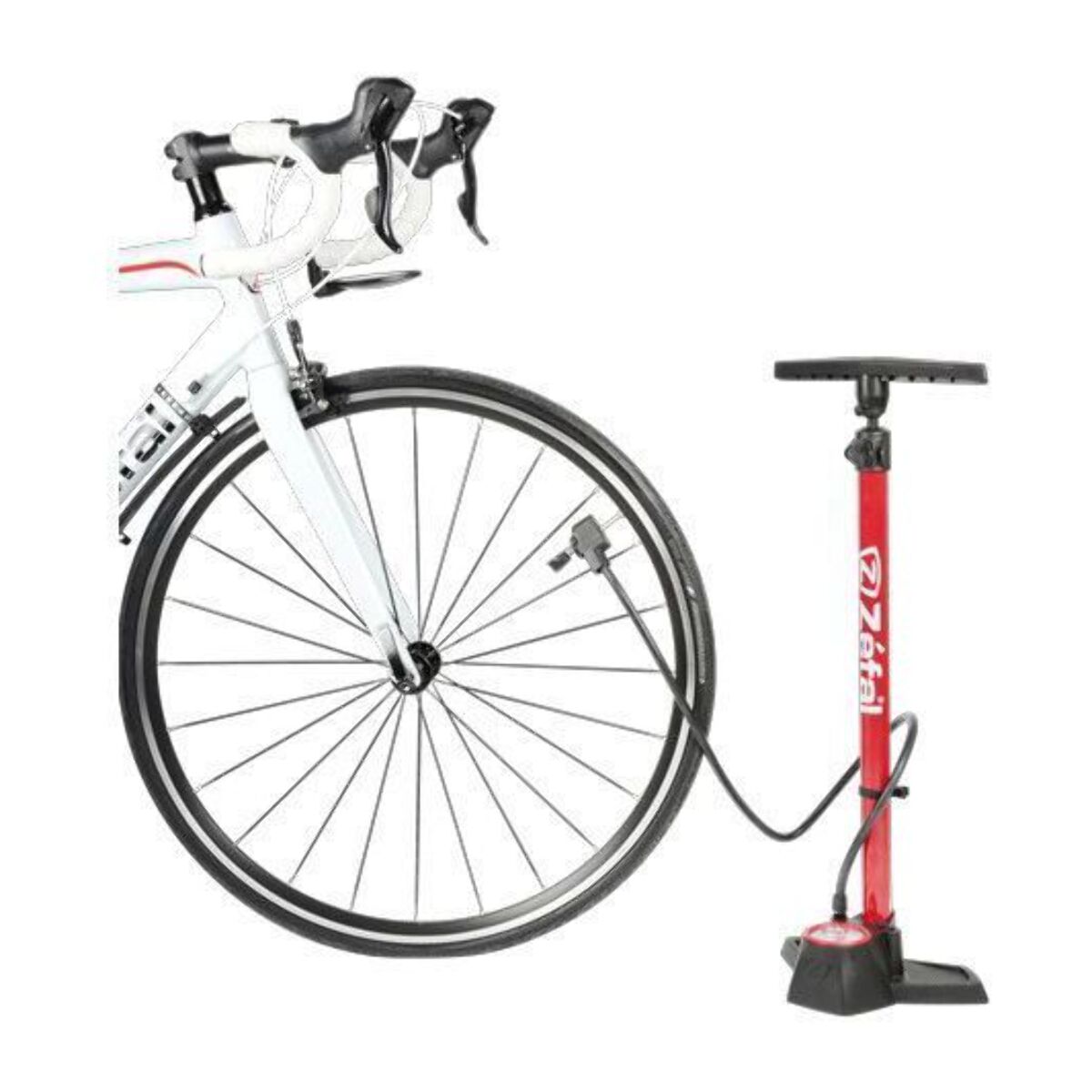 Pompe à vélo ZEFAL Profil max FP30 - Rouge