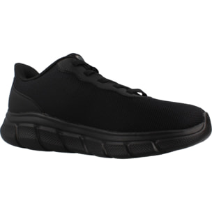 Sneakers De  Hombre Bobs B Flex - Glacial Edge Negro