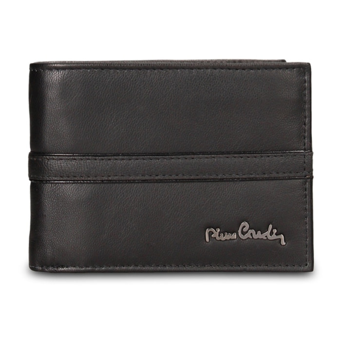 Portafoglio uomo in vera pelle - Modello Astero Plus - Casual - 12.5 x 9.0 x 2.0 cm