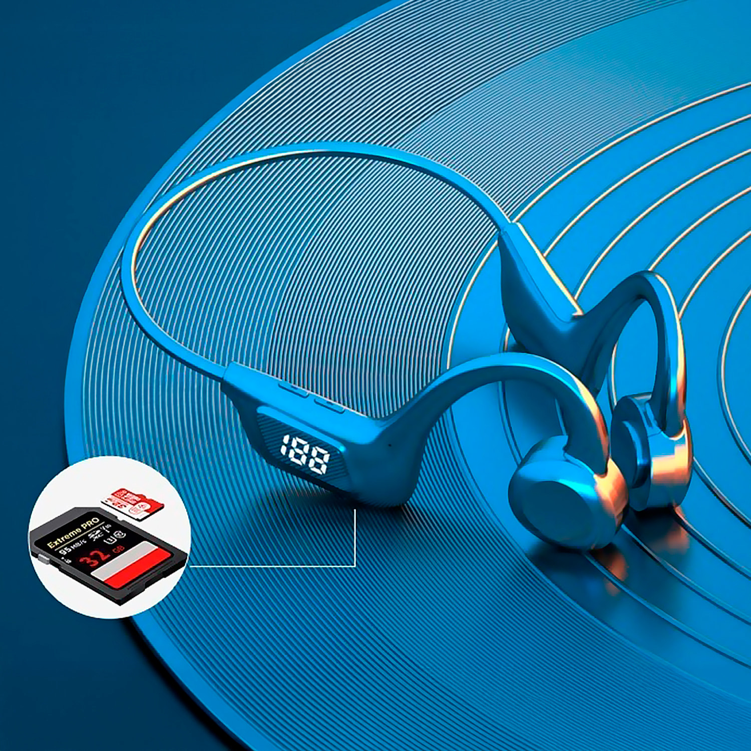 Auriculares Bluetooth 5.3 con sonido de alta calidad y batería de larga duración. Con Tecnología de Conducción Ósea.