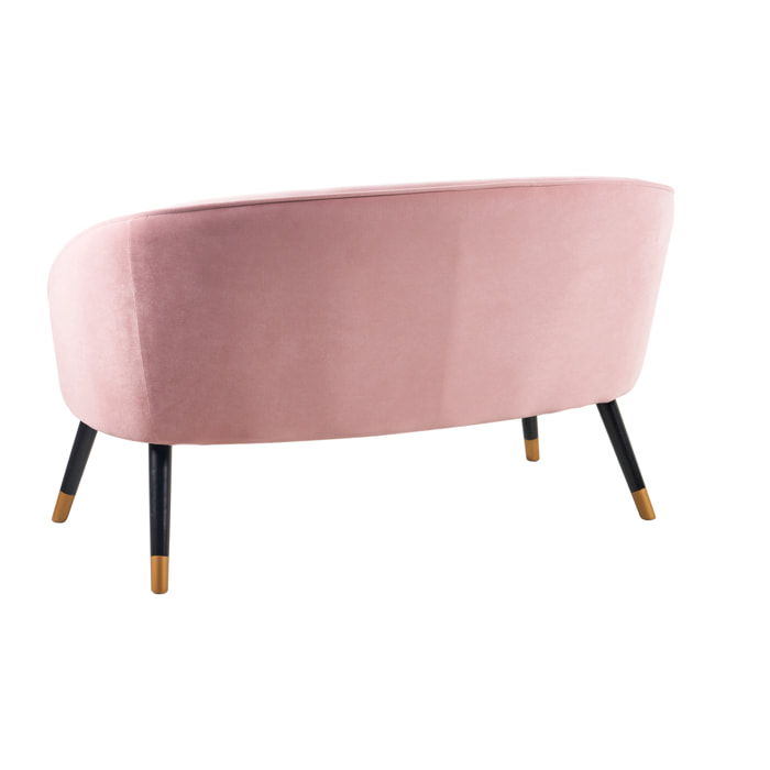 ISADORA - DIVANETTO 2 POSTI PINK - misura 128x68x75