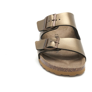 SANDALIA BABUNKERS MARRON