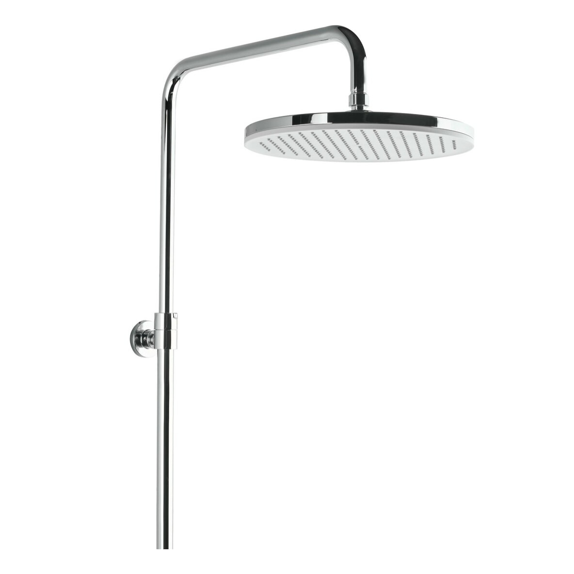 Colonne bain/douche avec douchette 3 jets, Mitigeur thermostatique, Barre réglable en hauteur Blanc/Chrome