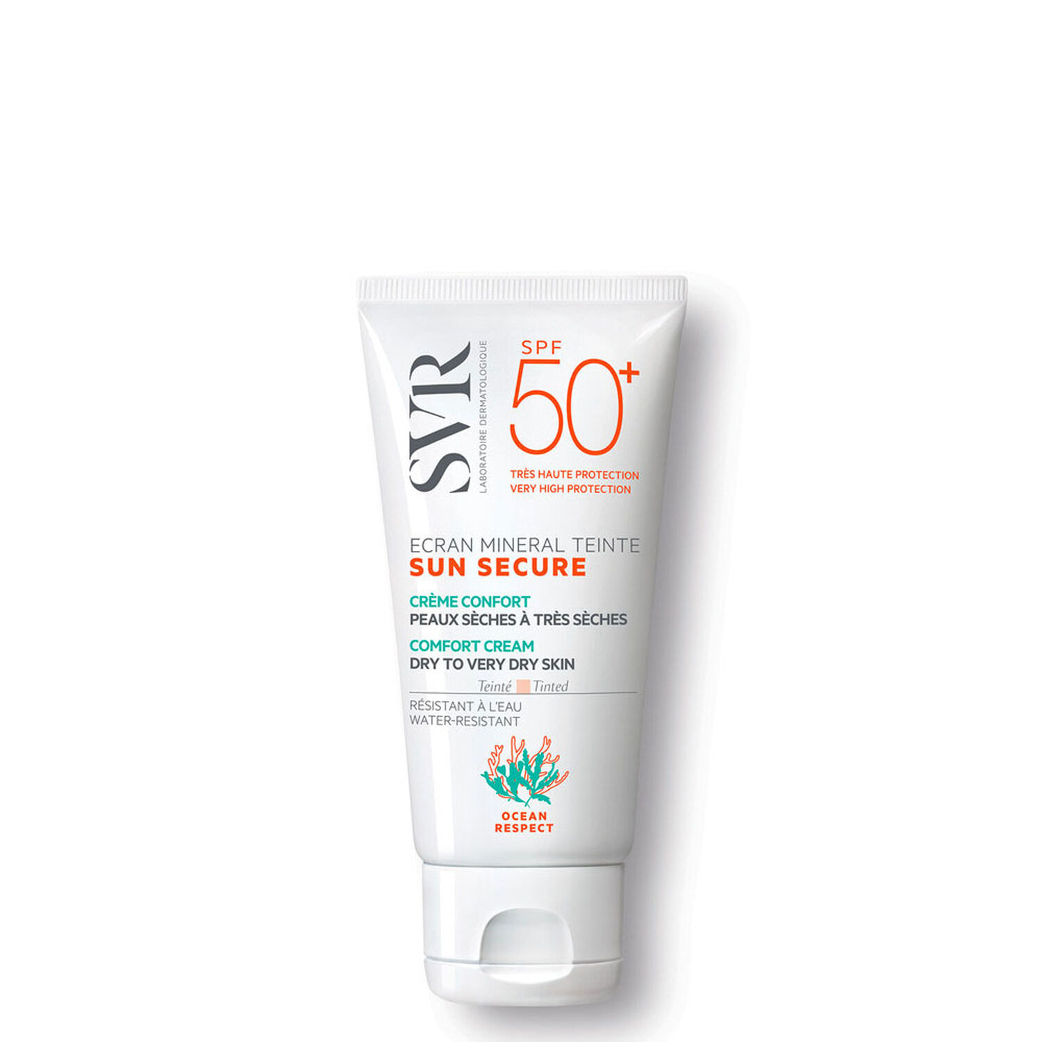 Sun Secure SPF50+ - Ecran Minéral Teinté - Peaux Sèches à Très Sèches