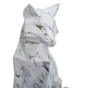 Decoración de estatuilla de zorro 25cm de altura