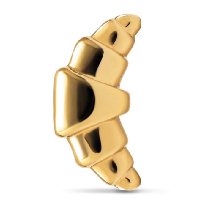 Orecchino Croissant Placcato Oro