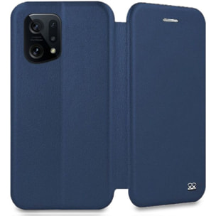 Etui IBROZ Oppo Find X5 Etui Cuir Bleu