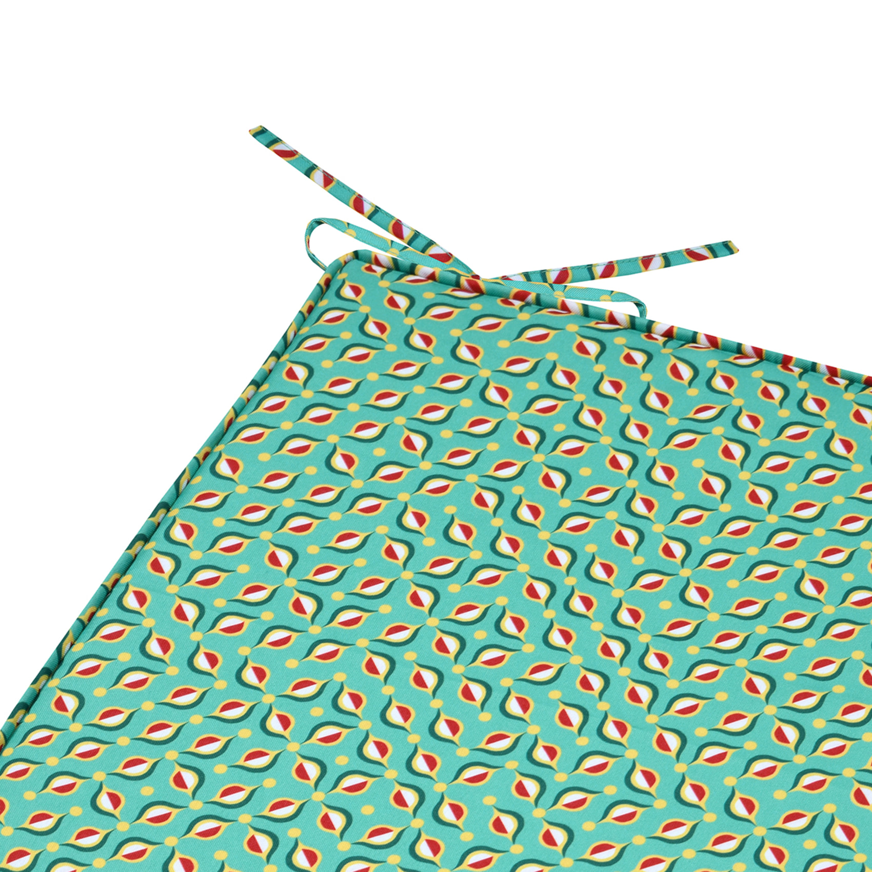 Galette de chaise graphique - Vert