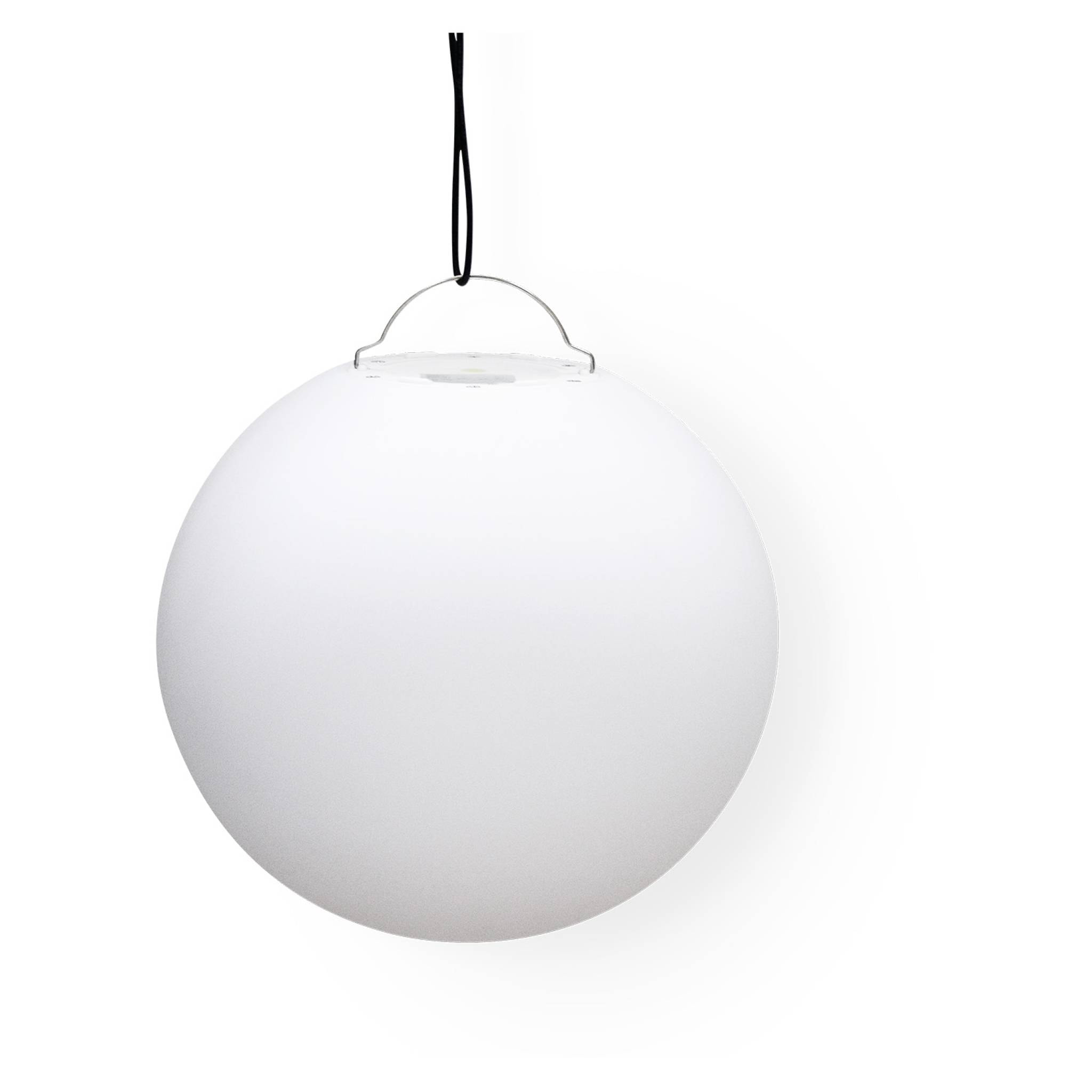 Boule LED 50cm – Sphère décorative lumineuse. Ø50cm. blanc chaud. commande à distance