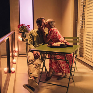 Chaise de jardin pliante Greensboro Vert olive