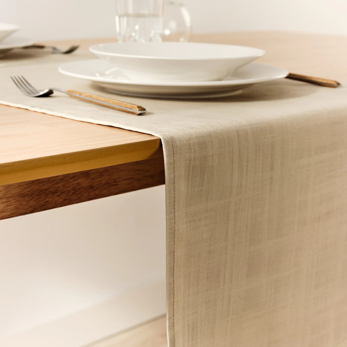 Chemin de table Beige 45x140 cm