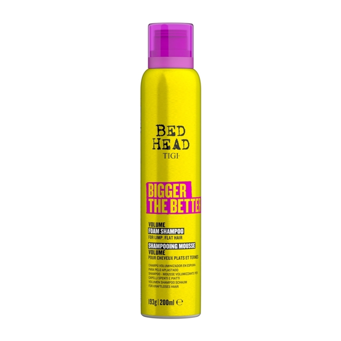 TIGI Bed Head Bigger The Better Volume Foam Shampoo 200ml