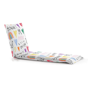 Coussin pour chaise longue Pride 5 53x175x7 cm
