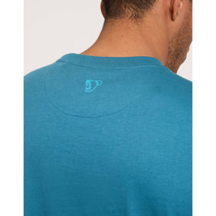 Camiseta Manga Corta Turquesa - Scarfo