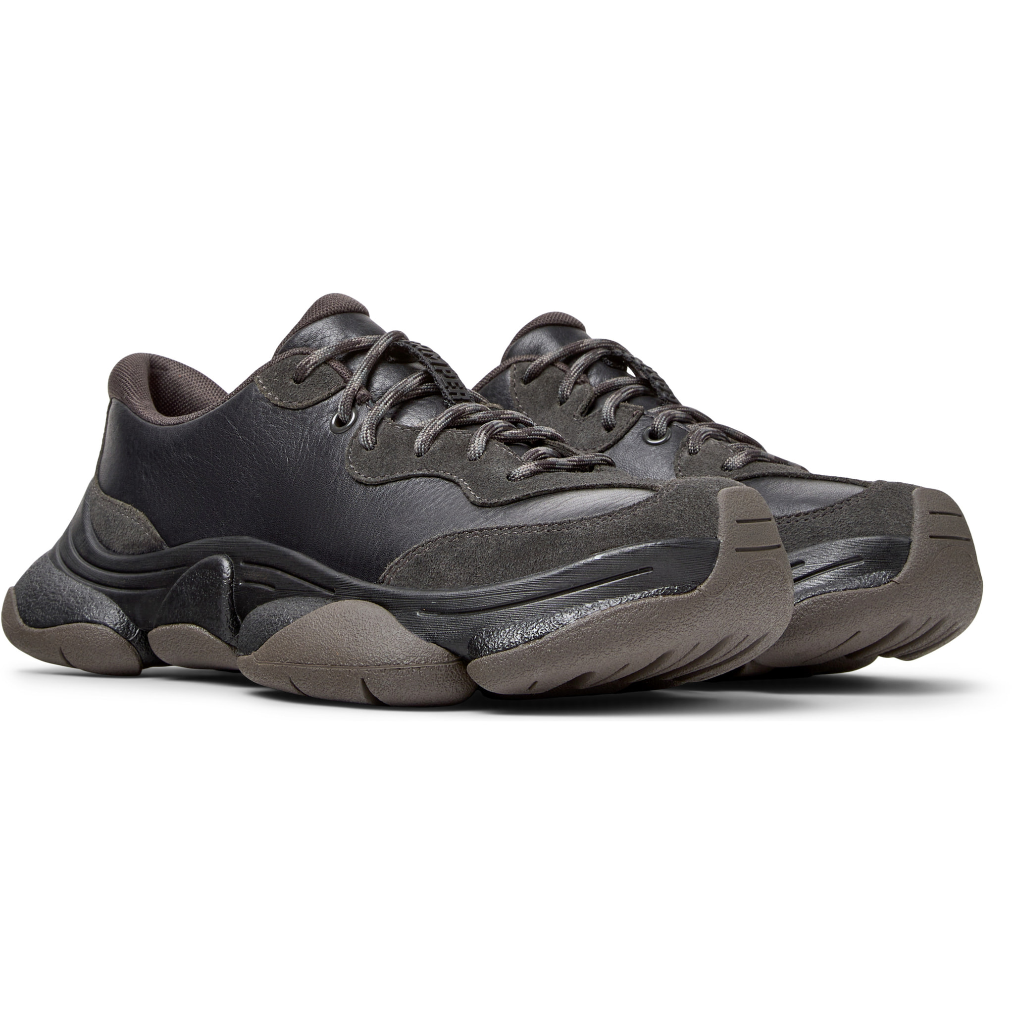 Zapatillas - CAMPER Karst 2 - Negro - Cuero liso