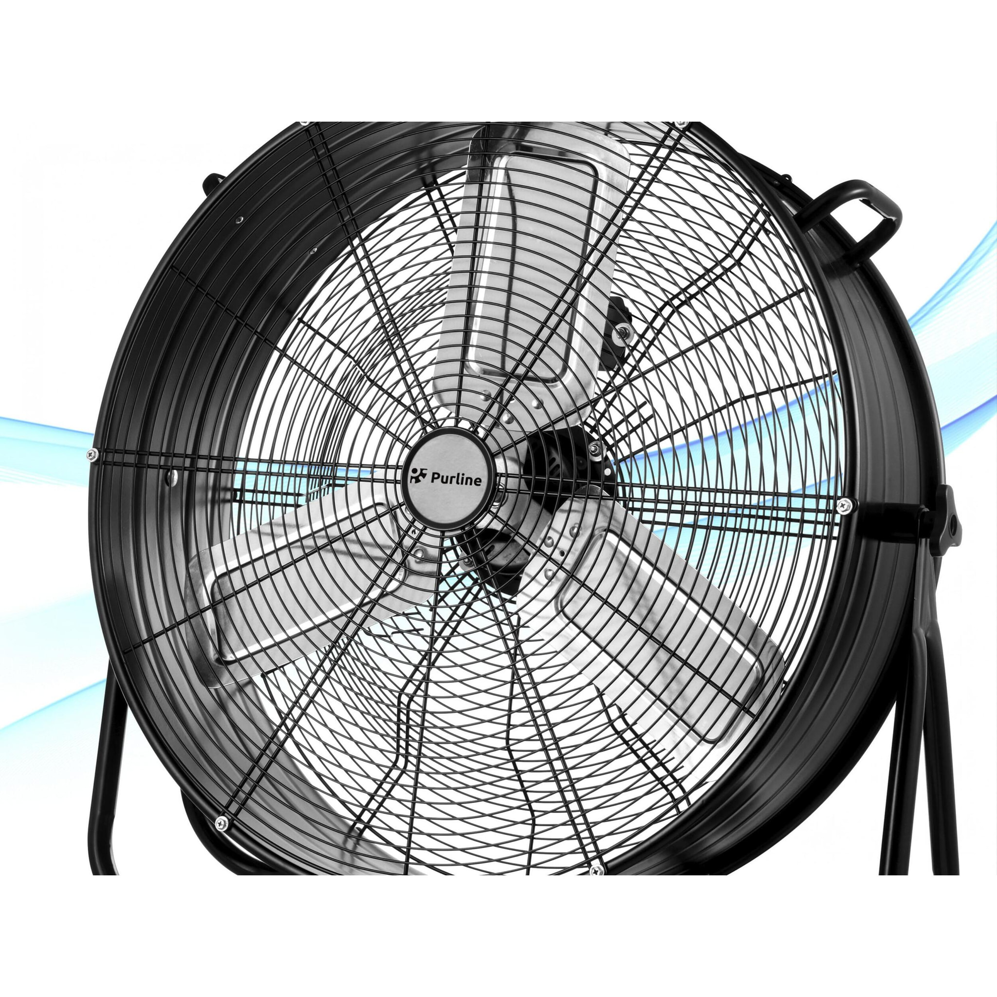 Ventilateur de sol industriel 250W avec pales en aluminium