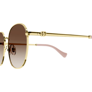 Gafas de Sol Gucci GG1142SA-002 de Metal Mujer 56 mm