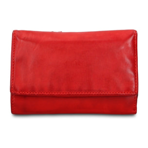 Portafoglio uomo in vera pelle - Modello Boreal - Casual - 14.0 x 9.0 x 4.5 cm