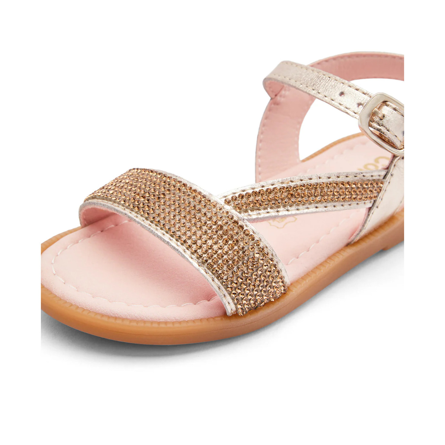 Sandalias de Niña Hebilla Piel