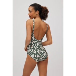 Costume da bagno modellante con ferretto lucido