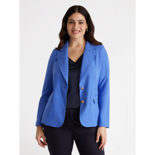 Fiorella Rubino - Blazer con botones joya - Light - blue