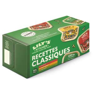 LILY'S KITCHEN Chien Recettes classiques 6x150g