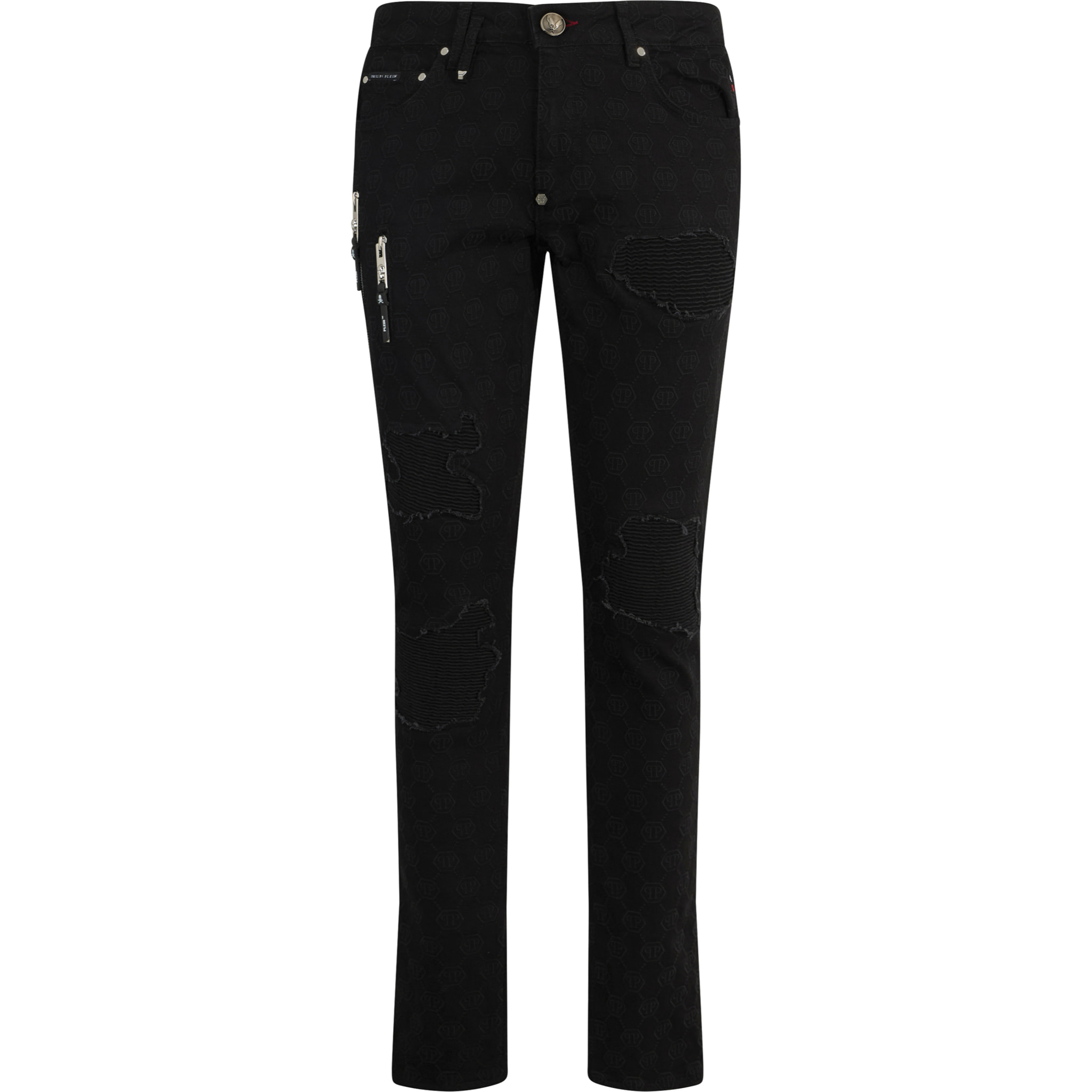 PHILIPP PLEIN Rockstar Fit Jeans Embroidery Monogram