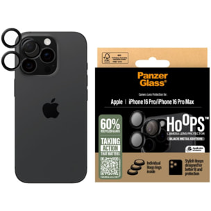 Protège objectif PANZERGLASS iPhone 16 Pro/Pro Max protège objectif