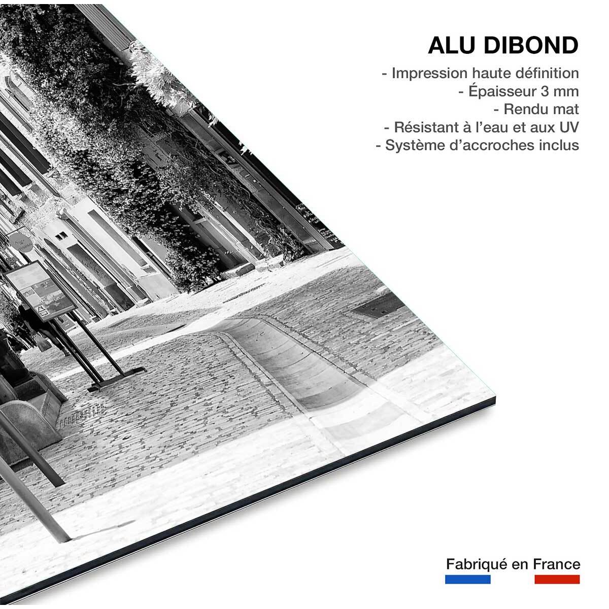 Tableau moderne rue du sud Tableau alu Dibond