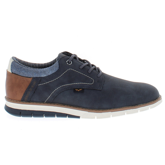 Armata di Mare Scarpe Uomo Scarponcino Casual Stringate con Soletta Rimovibile in Memory Foam AMU 1L909 Navy