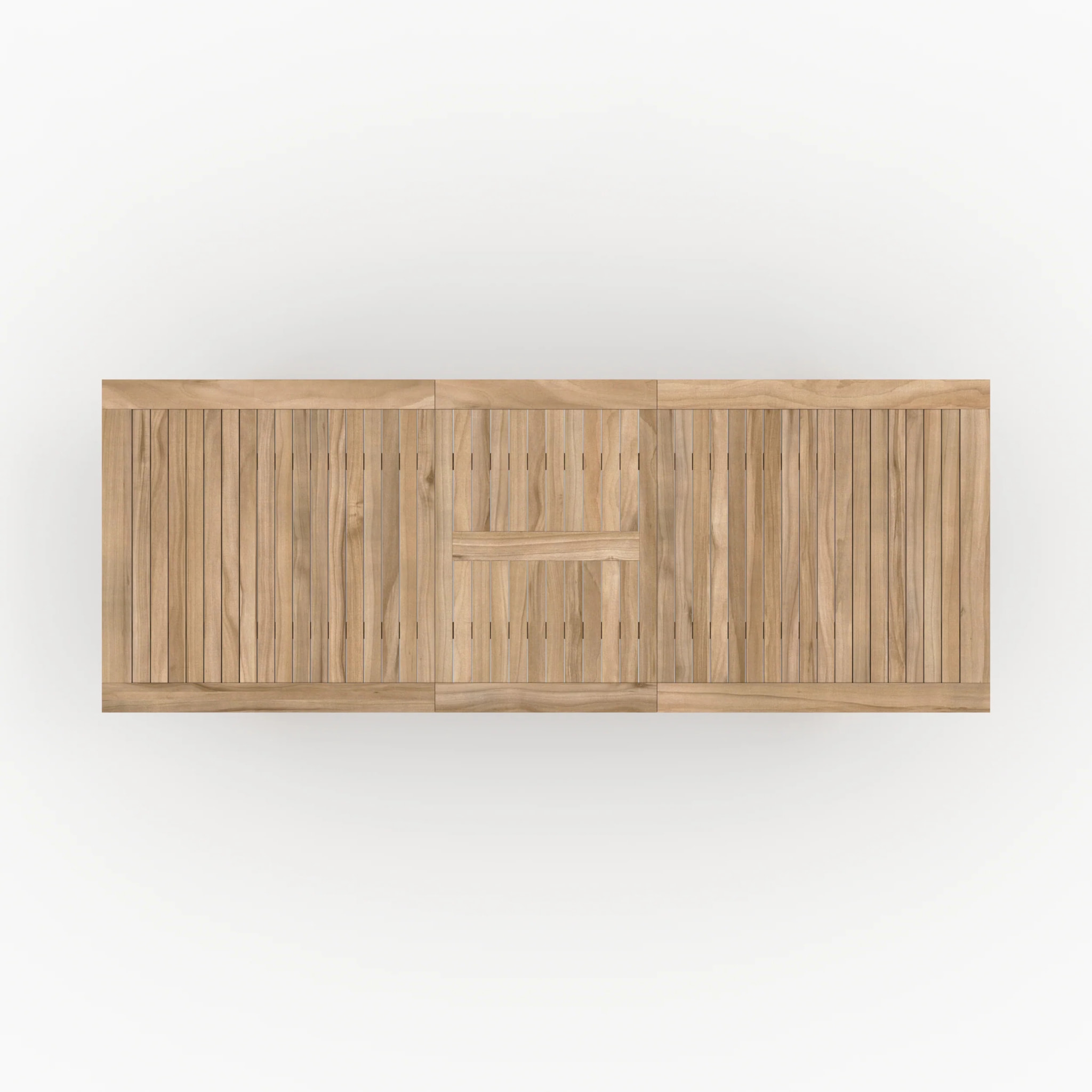 Table et chaises de jardin 8 personnes en bois, résine tressée - Carmela