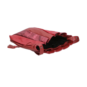 Borsa a spalla da donna - Modello Nunzia - Vera pelle - 30.0 x 33.0 x 7.0 cm