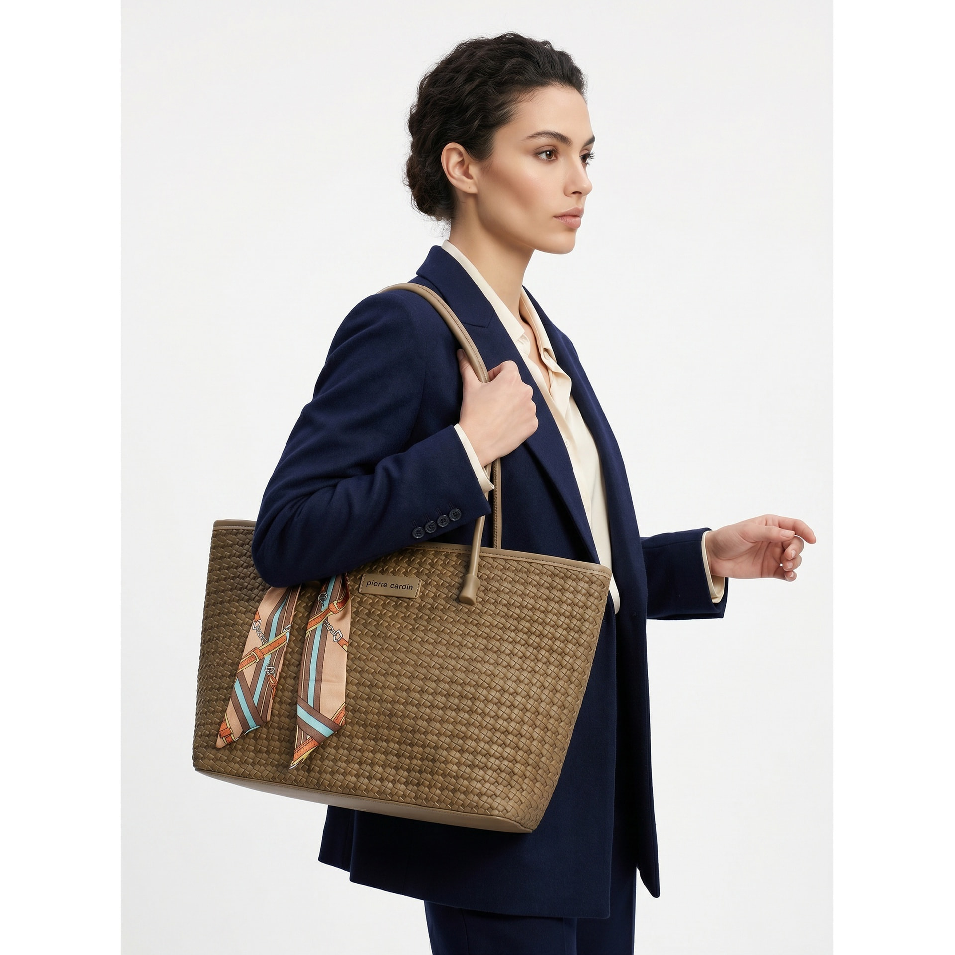 Borsa a mano donna - Modello Emberly Pro - Pelle vegana PU - 38.0 x 24.0 x 9.5 cm