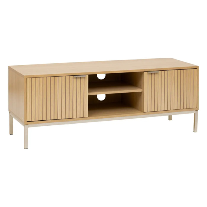 Meuble TV "Tasso" L120cm effet bois naturel