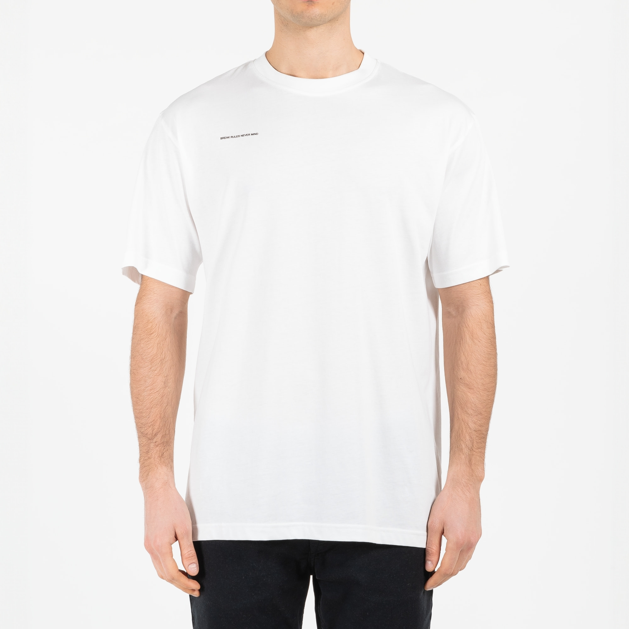 T-shirt jersey cotone organico con stampa oversize fit